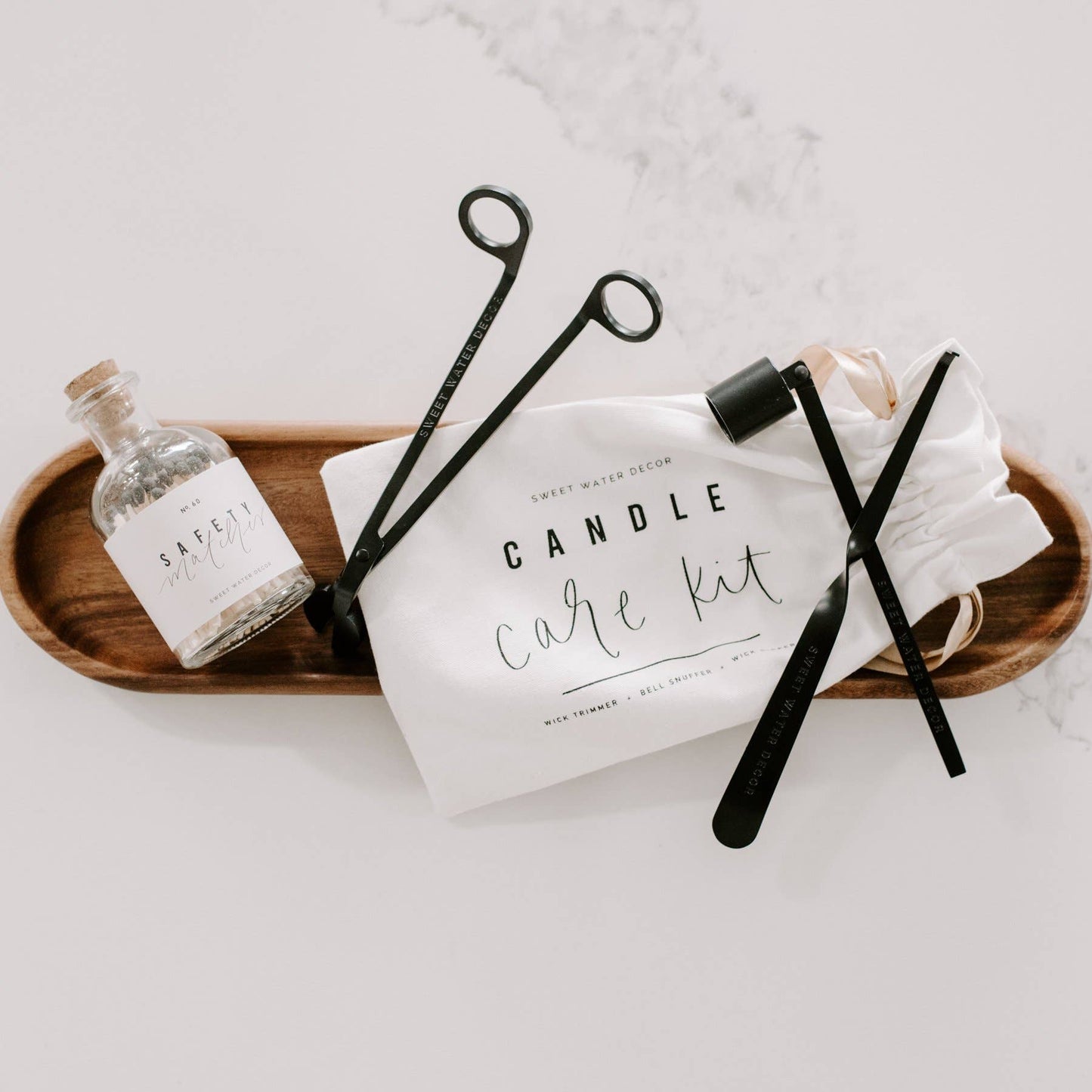 Black Candle Care Kit - Home Decor & Gifts - JMCandles and Home