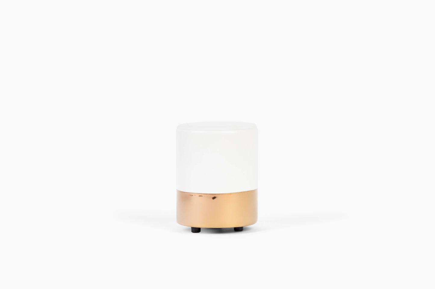 White and Gold Mini Mod Wax Warmer - JMCandles and Home